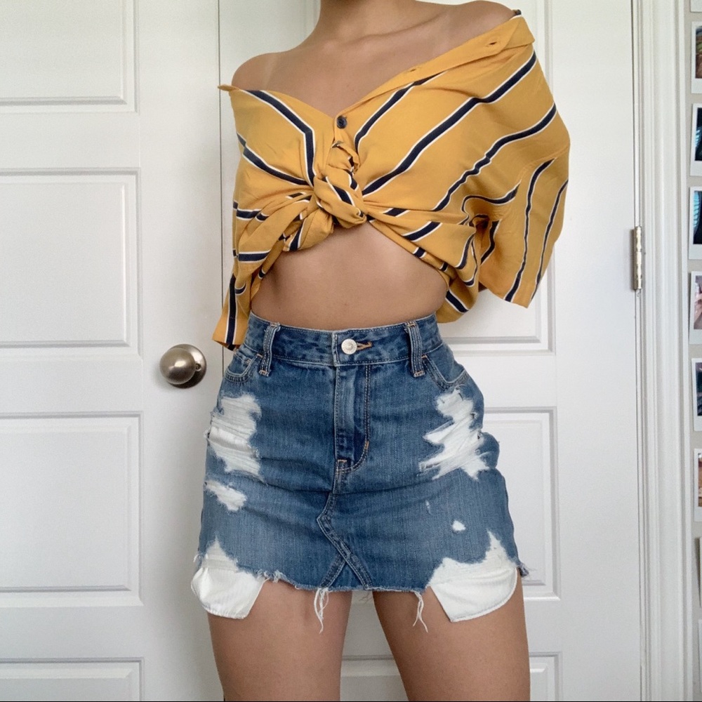 Denim skirt